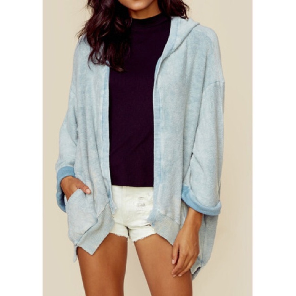 Blue life comfy cardi